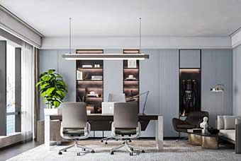 长沙轻奢风格-书房