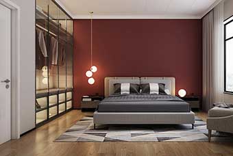 长沙现代风格-卧室