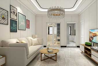 长沙现代风格-客厅